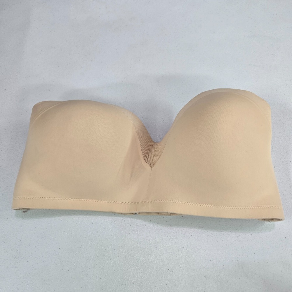 Lively Women Bra 38DD Beige Lightly Lined Multiway Wireless NO STRAPS
